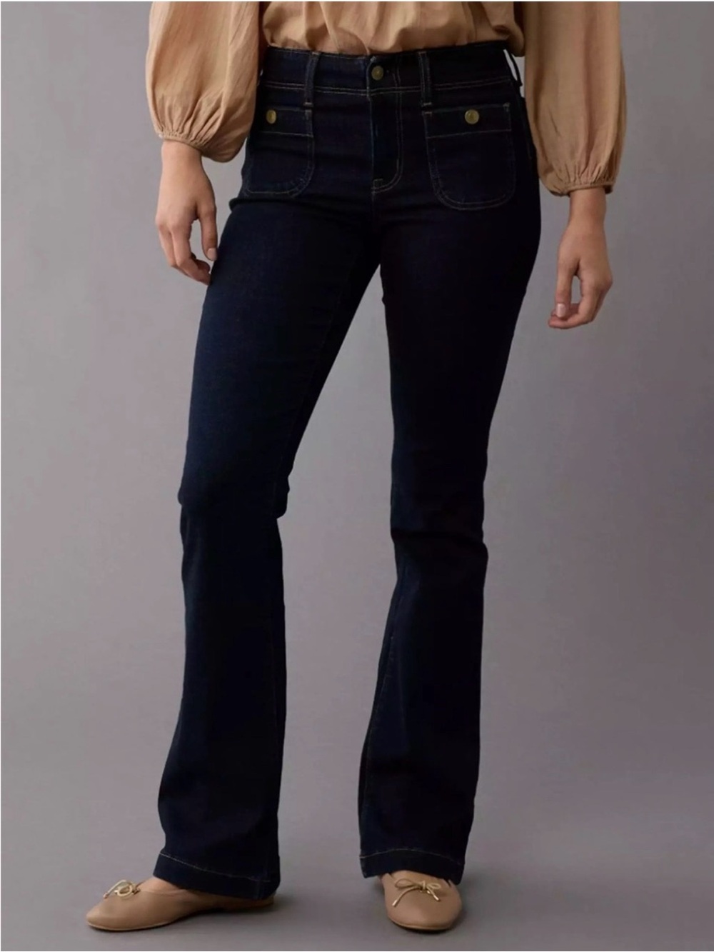 American Eagle bootcut low rise jeans